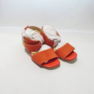 Katy Perry Ankle Strap Heeled Sandals ~ The Albee~ Scarlet NIB 7.5 M